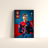 Las Palmas vs. Barcelona – La Liga Match Poster